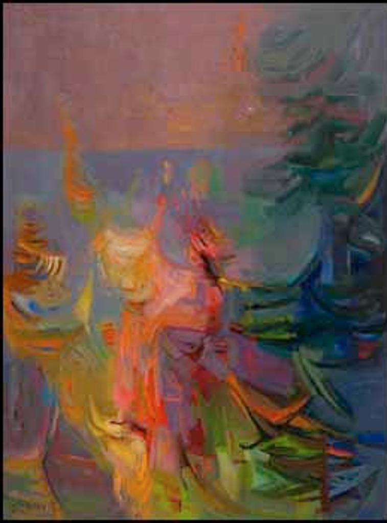 Donald Alvin Jarvis (1923-2001) - Beach Fire