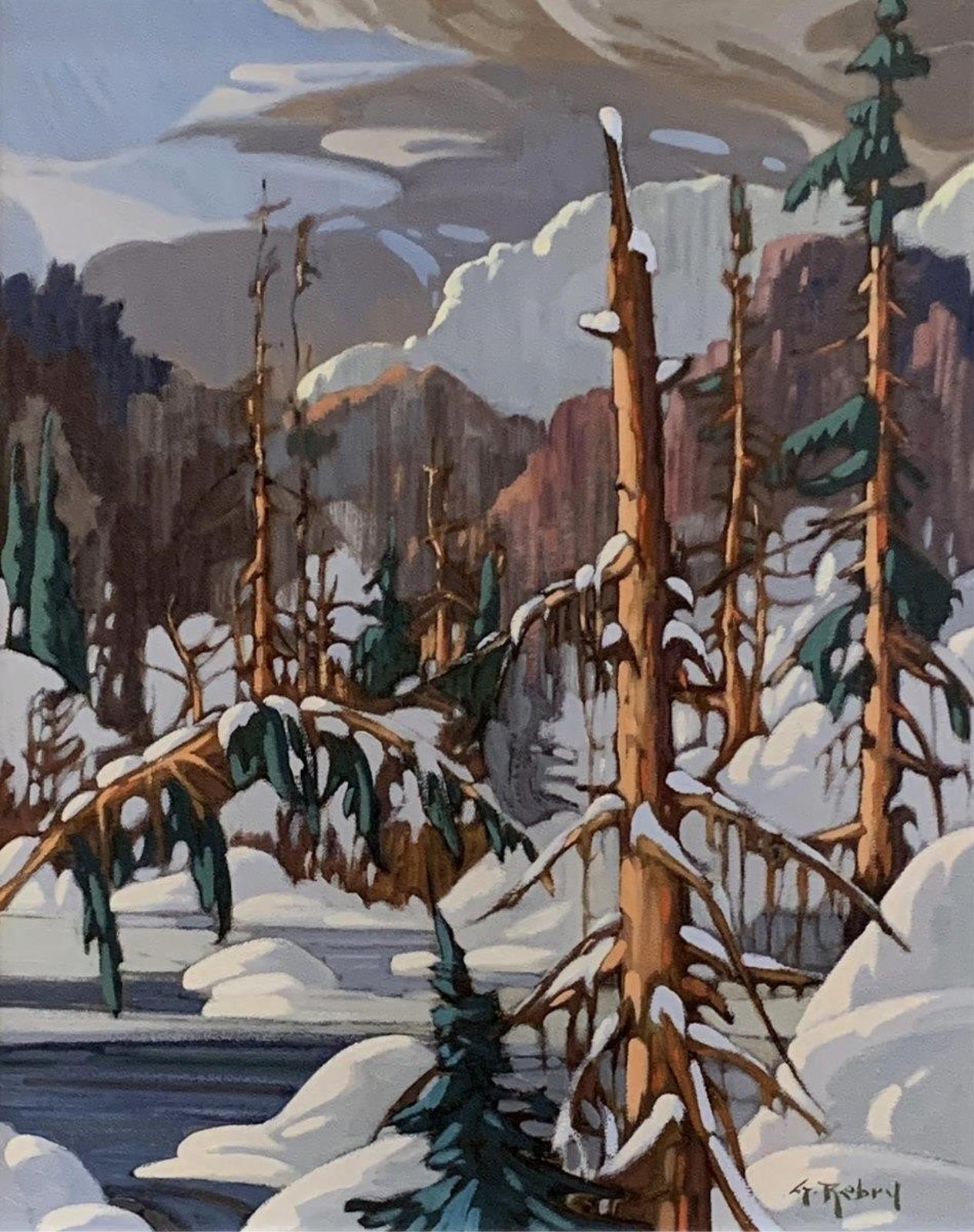 Gaston Rebry (1933-2007) - Apres La Tempete (After The Storm); 1995