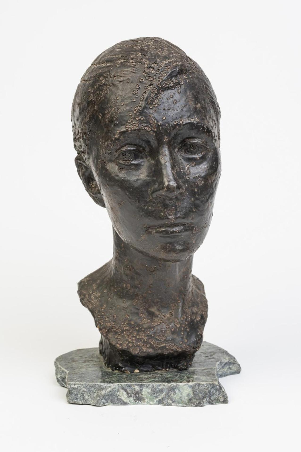 Georg Schmerholz (1949) - Bust of a Young Woman