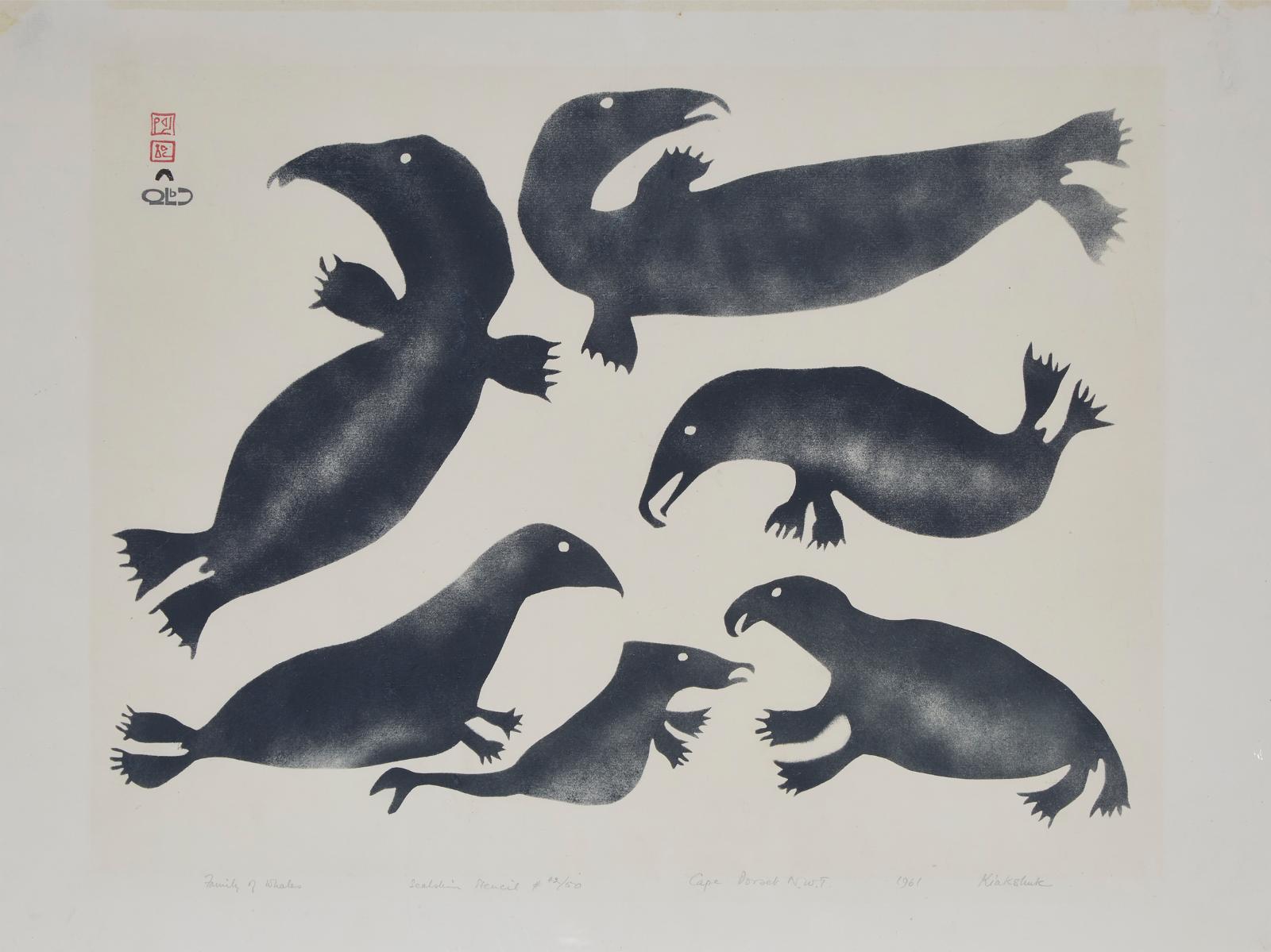 Kiakshuk (1886-1966) - Family Of Whales
