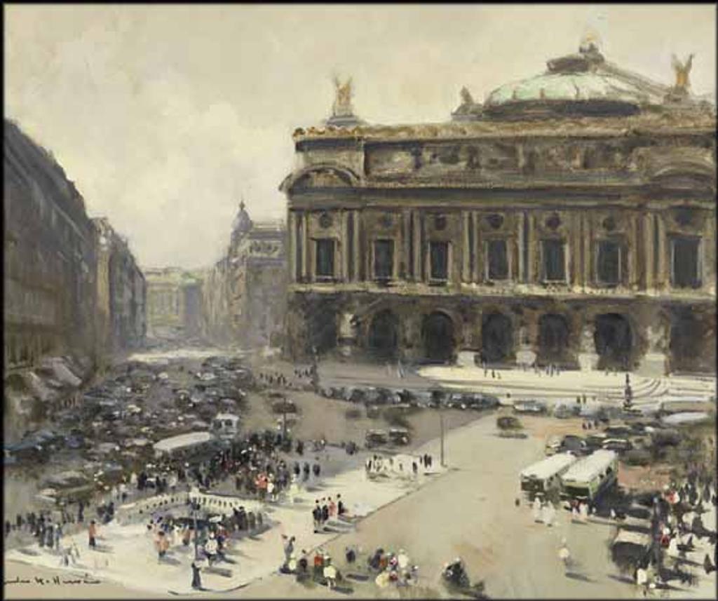 Jules Rene Herve (1887-1981) - Place de l'Opera, Paris