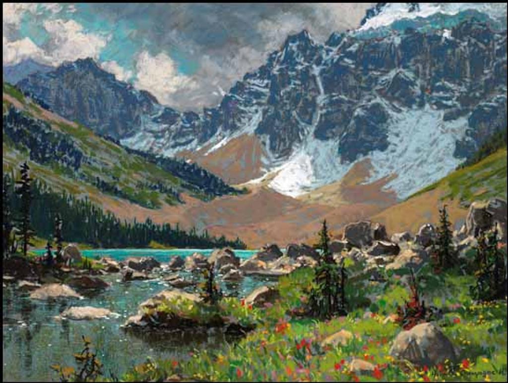 Horace Champagne (1937) - Rolling, Blowing Clouds over Constelation [sic] Lake