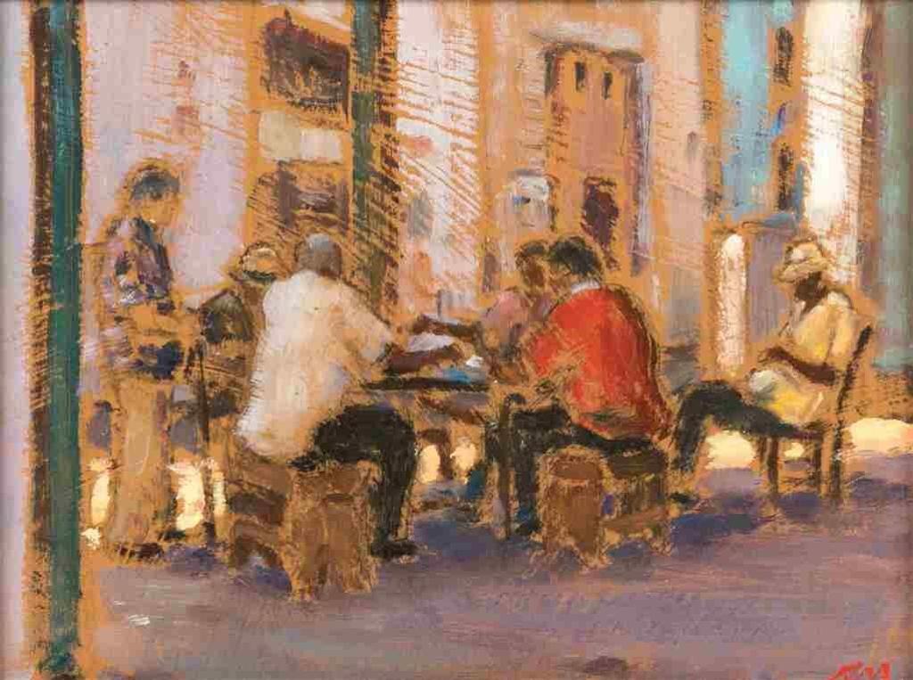 Richard Montpetit (1950) - Joueurs de Dominos