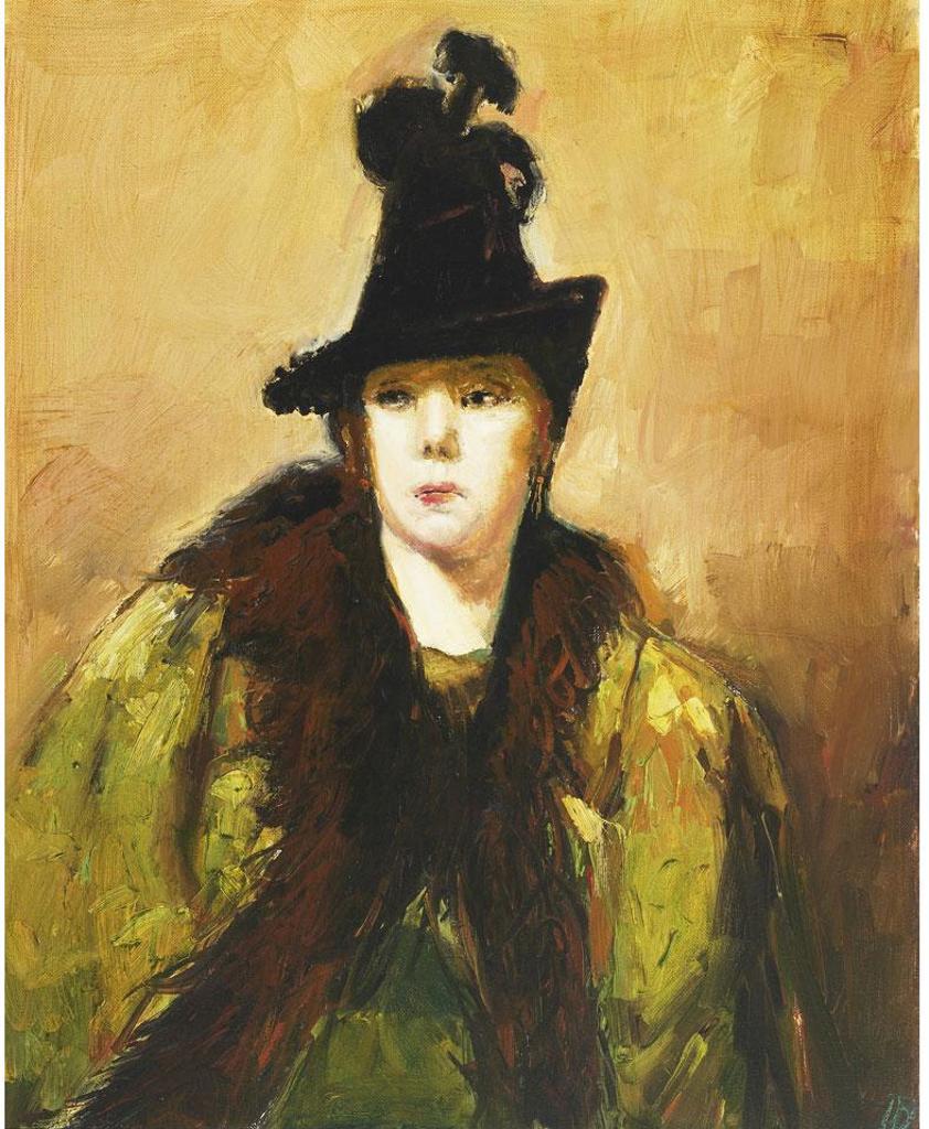 David Charles Bierk (1944-2002) - Portrait Of A Lady