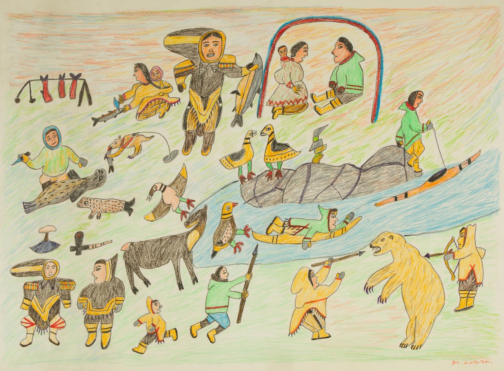 Ruth Annaqtuusi (Annuktoshe) Tulurialik (1934) - Camp Scene