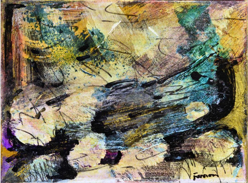 Marcelle Ferron (1924-2001) - Abstract composition