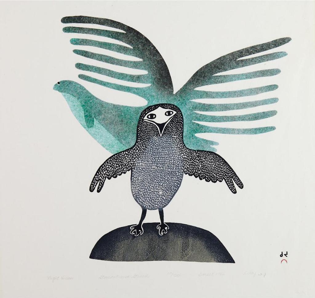 Lucy Qinnuayuak (1915-1982) - Night Vision