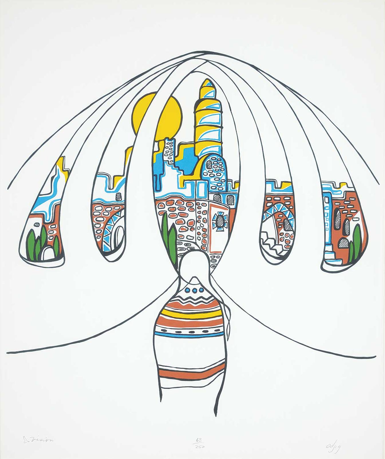 Daphne Odjig (1919-2016) - Vision  #63/250