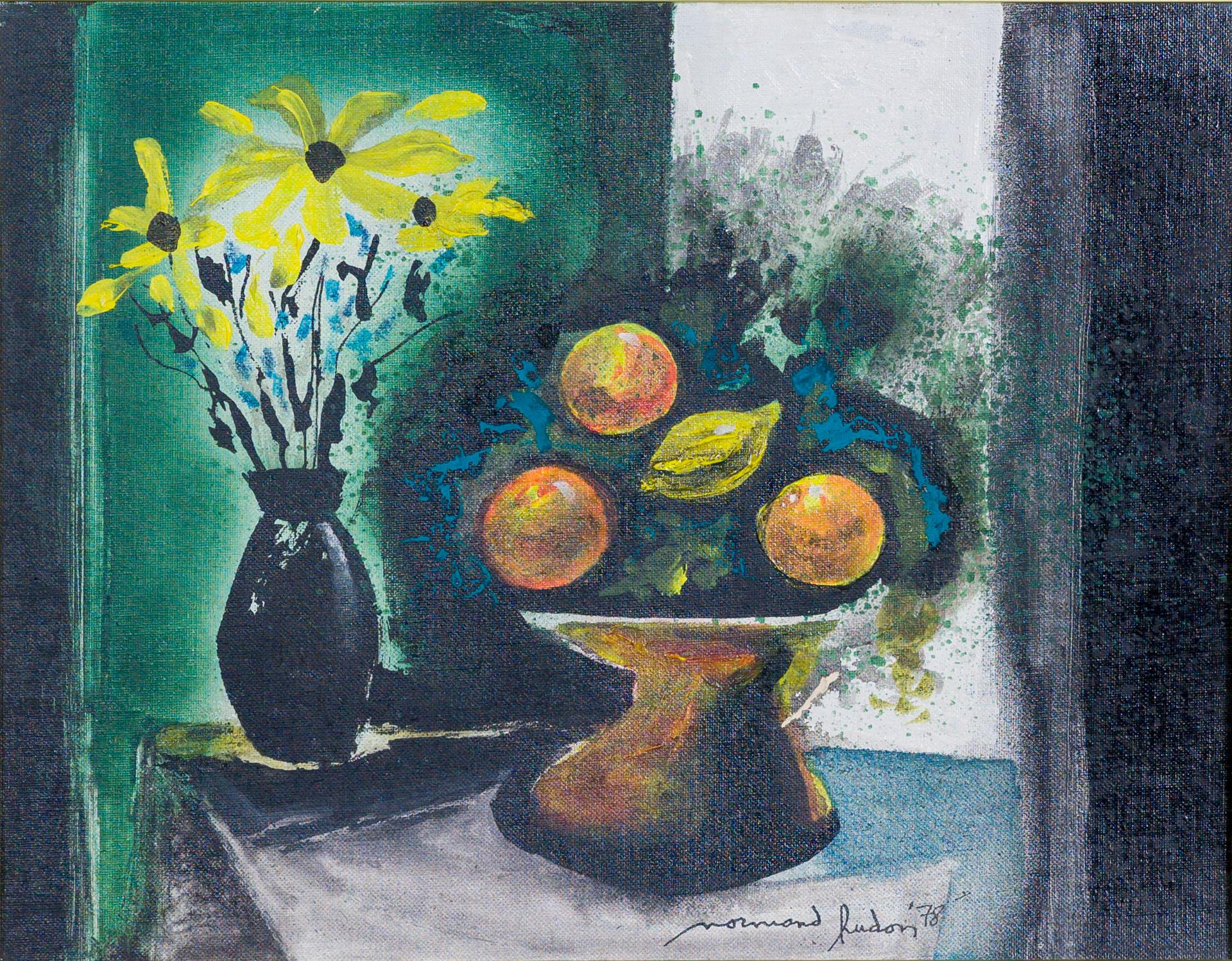Normand Hudon (1929-1997) - Les marguerites au compotier, 1978