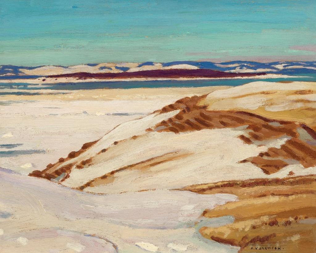 Alexander Young (A. Y.) Jackson (1882-1974) - The St. Lawrence at Trois Pistoles, Quebec