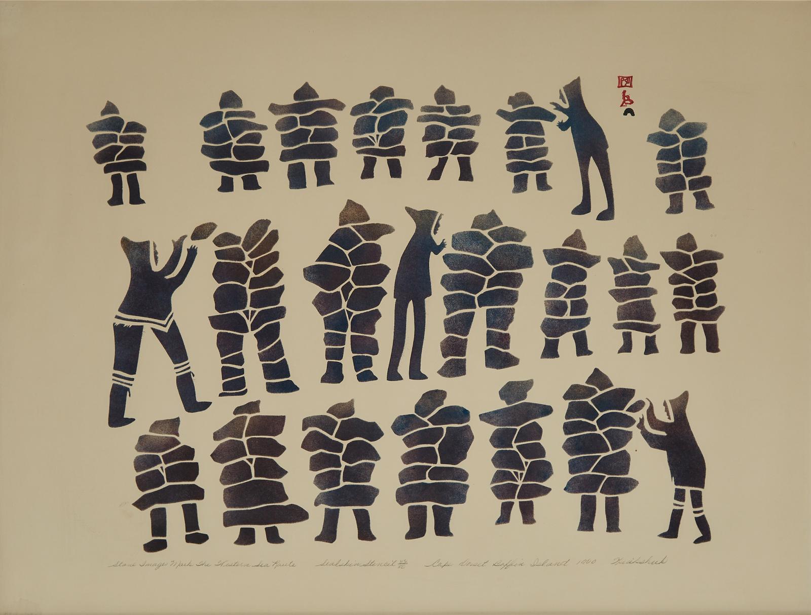 Kiakshuk (1886-1966) - Stone Images Mark The Western Sea Route