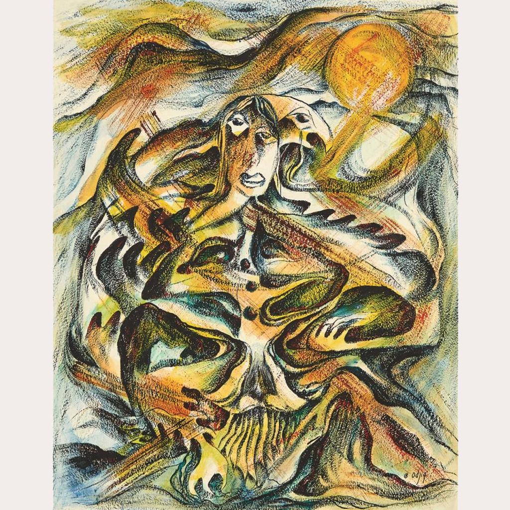 Daphne Odjig (1919-2016) - Medicine Man, 1973