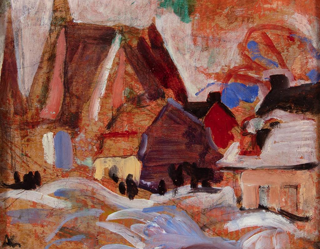 Andre Charles Bieler (1896-1989) - L'Eglise de St. Famille, L'Île d'Orléans