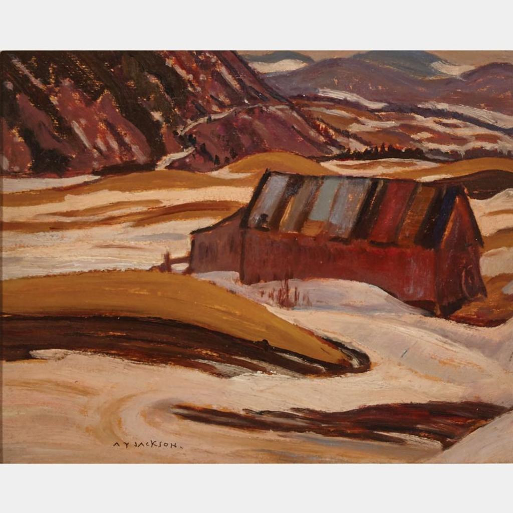 Alexander Young (A. Y.) Jackson (1882-1974) - Old Barn, Charlevoix