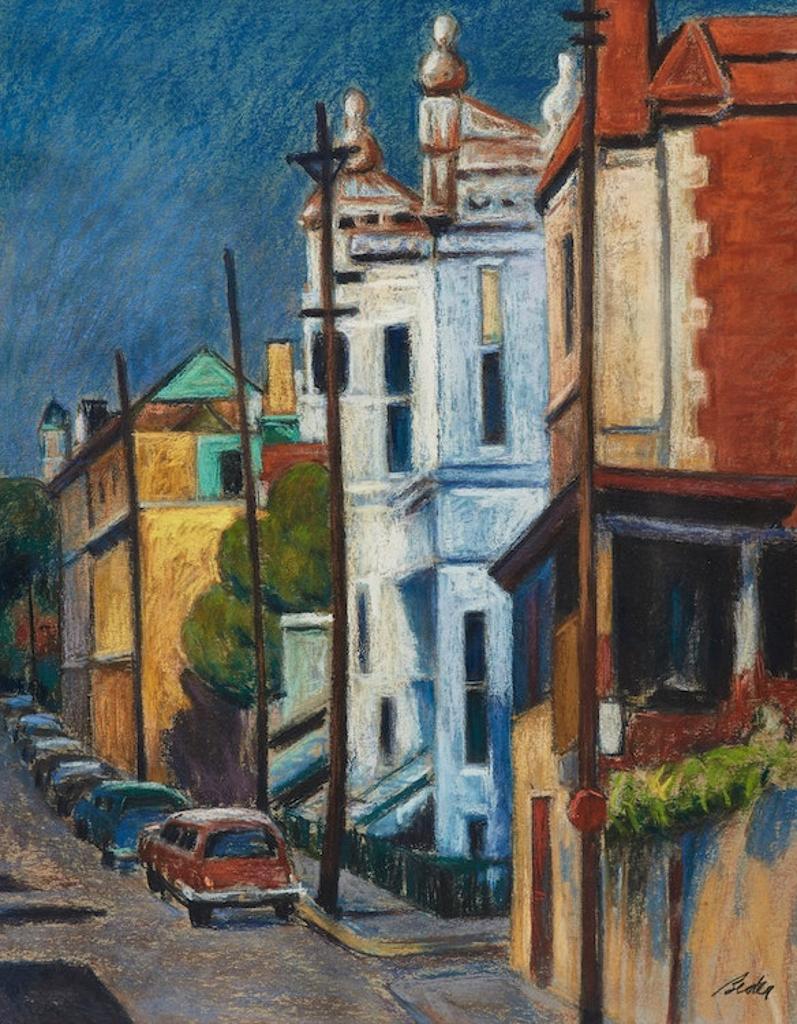Jack Beder (1910-1987) - City Street (Henri Julien)