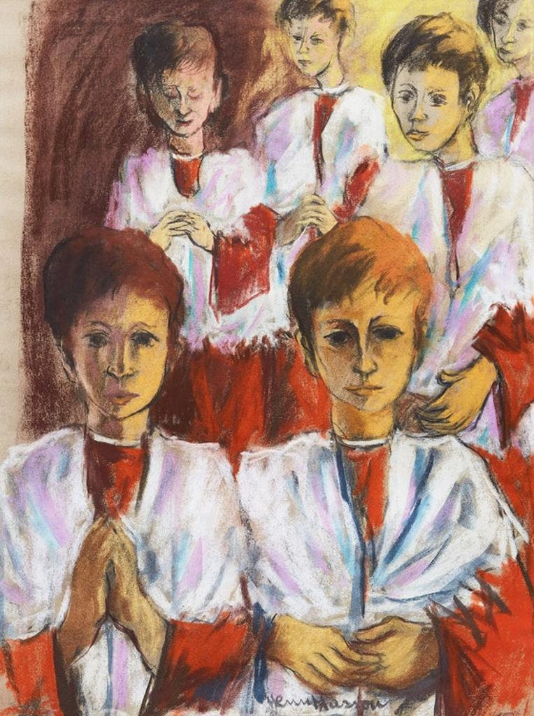 Henri Leopold Masson (1907-1996) - Enfants de choeur