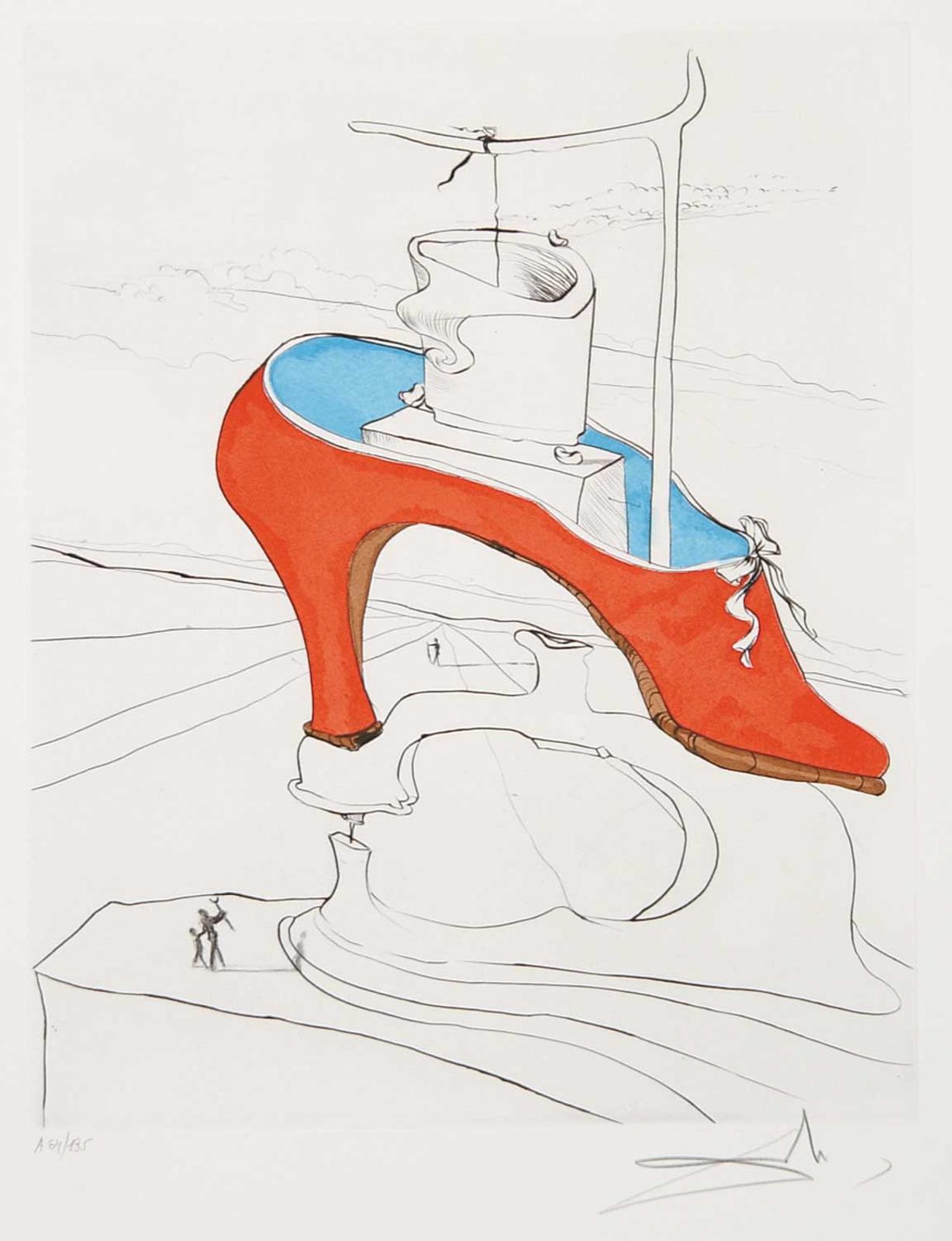 Salvador Dalí (1904-1989) - The Curse Over Thrown  #A 64/195