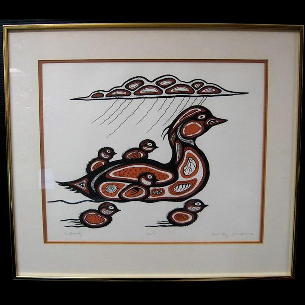 Carl Ray (1942-1978) - Family; Chicks; Ducks