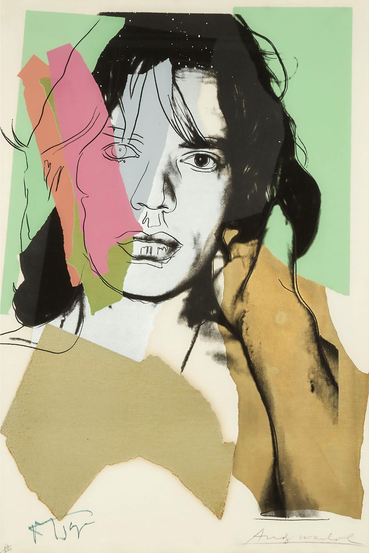 Andy Warhol (1928-1987) - Mick Jagger (From The