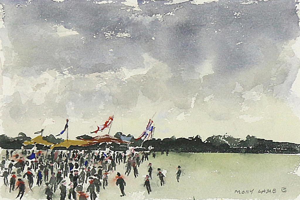 Molly Joan Lamb Bobak (1922-2014) - Boy Scouts, Woolastook