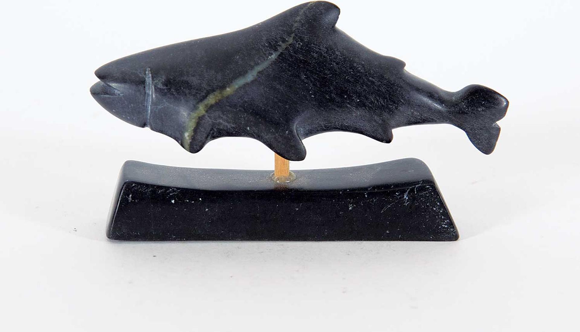 Levi Semigak - Untitled - Floating Black Fish