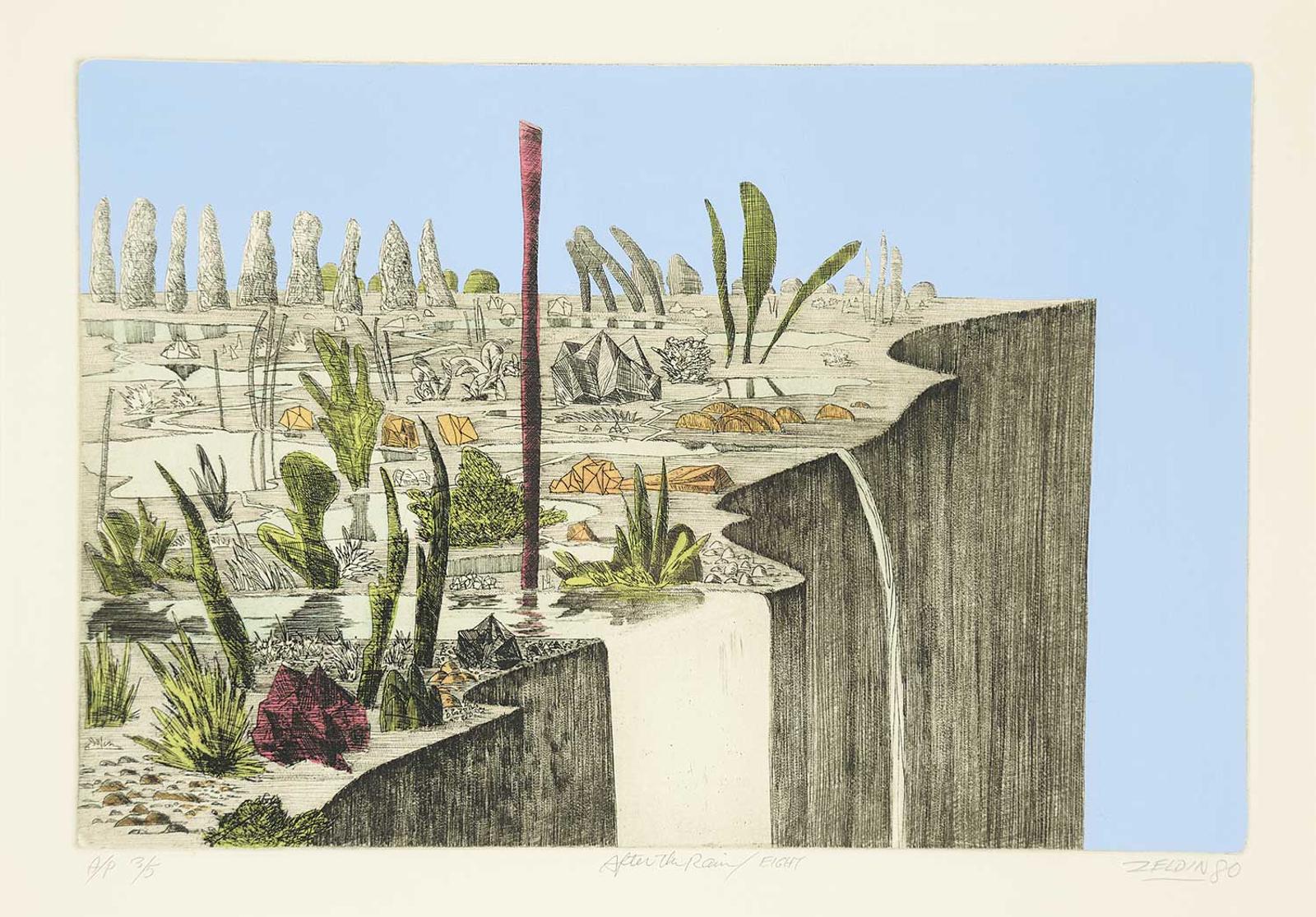 Gerald Zeldin (1943-2010) - After the Rain/Eight #AP3/5