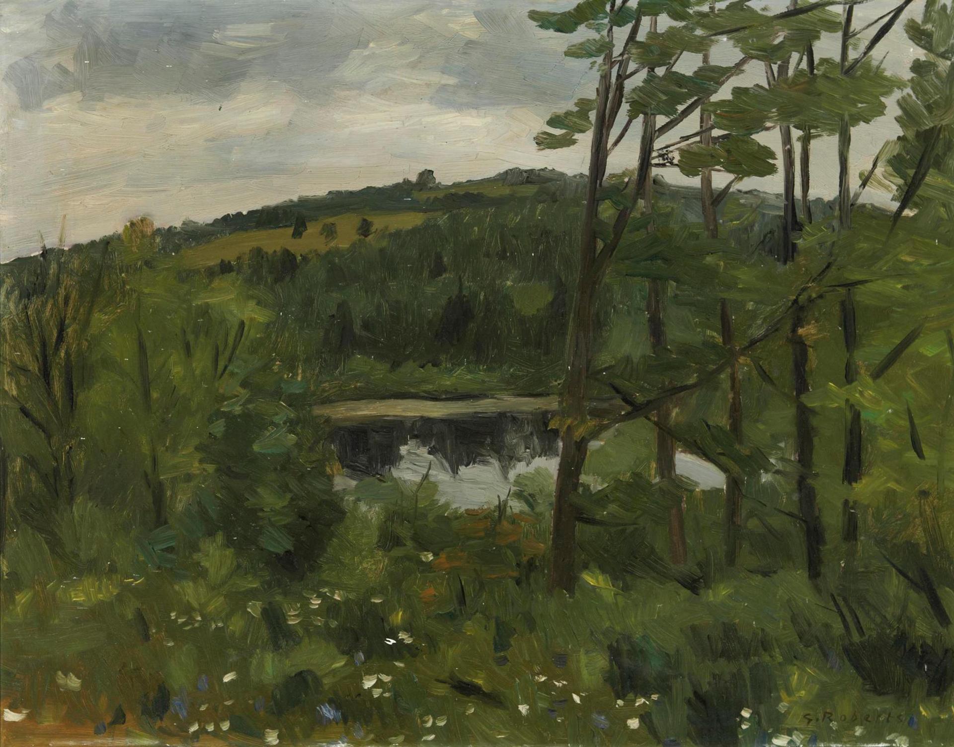 William Goodridge Roberts (1921-2001) - Lake, Morin Heights, Quebec