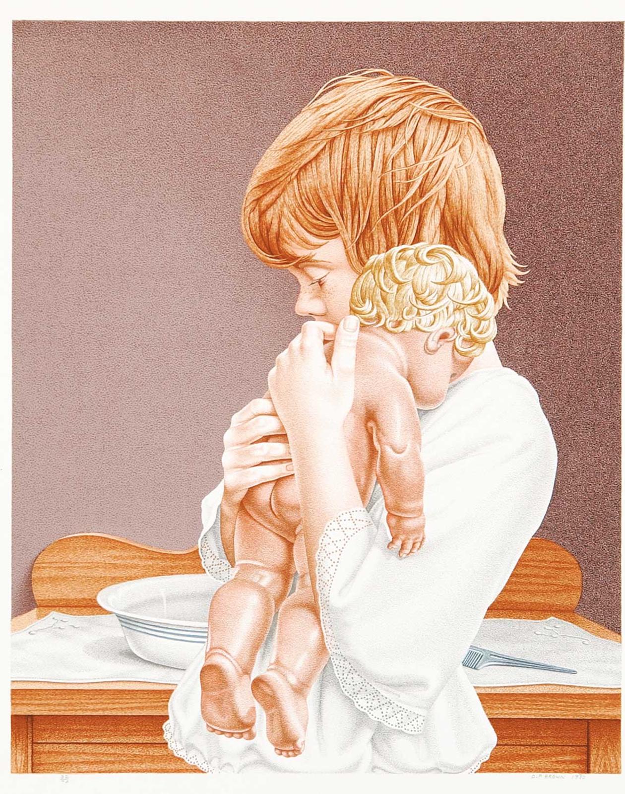 Daniel Price (D.P.) Erichsen Brown (1939) - Untitled - Child with Doll  #32/70