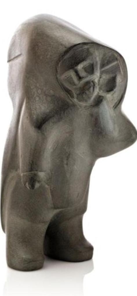 George Tatanniq (1910-1991) - Mother Feeding her Child, Ca. early 1970s, green-grey stone