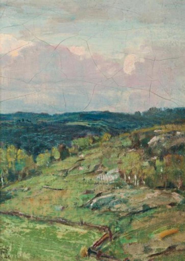 Franklin Peleg Brownell (1857-1946) - Split Rail Fence
