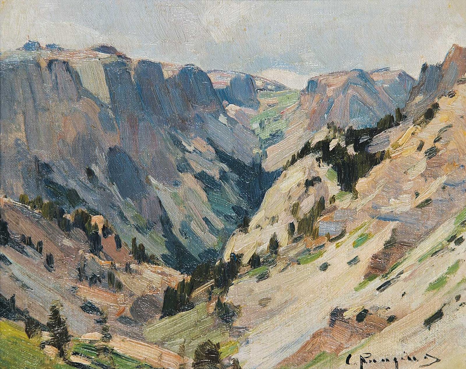 Carl Clemens Moritz Rungius (1869-1959) - Untitled - Springtime in the Mountains