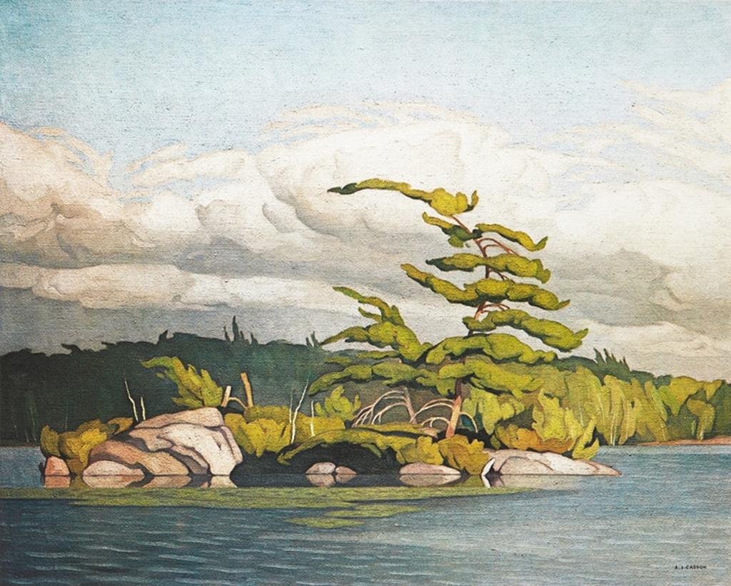 Alfred Joseph (A.J.) Casson (1898-1992) - Moose Lake; The Village Store; Algonquin Park