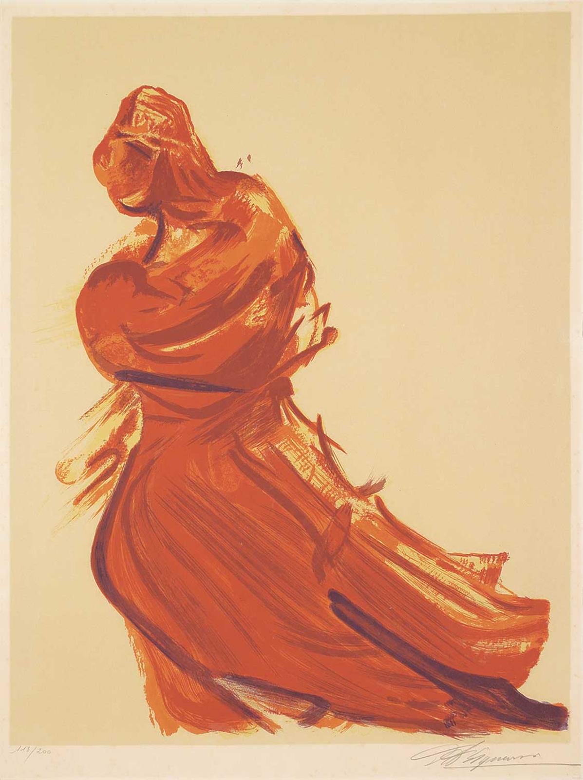 David Alfaro Siqueiros - Mujer con nino  #113/200