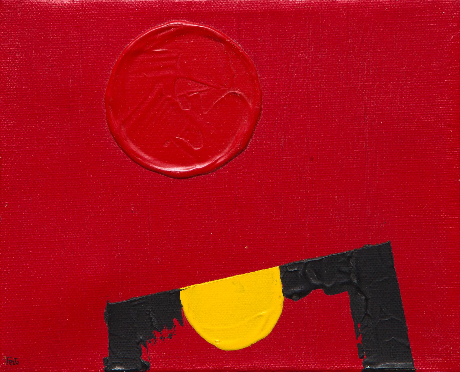 Louis Feito Lopez (1929-2021) - Bas (red)