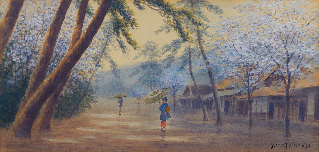 Y. Matsumoto - Japanese Garden Scene