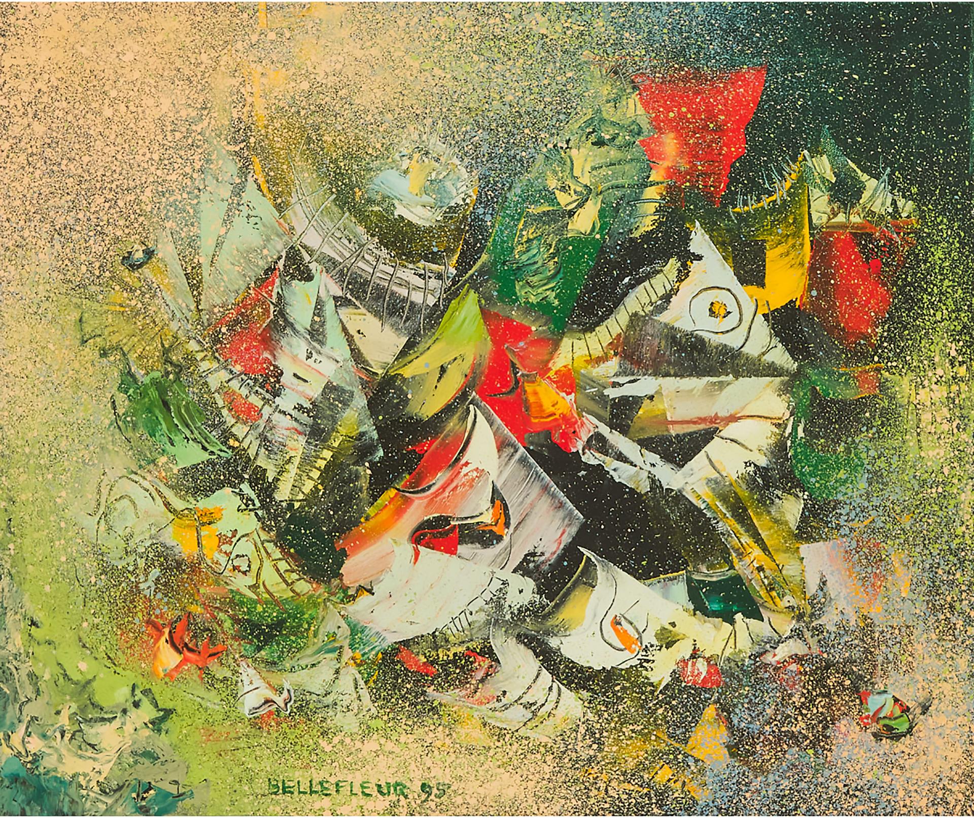 Léon Bellefleur (1910-2007) - Echo De Joie, 1995