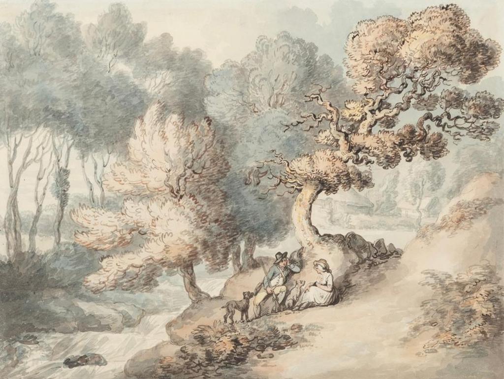 Thomas Rowlandson (1756-1827) - Country Landscape