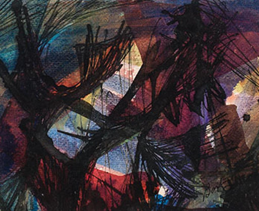 Marcel Christian Barbeau (1925-2016) - Du haut d'un rêve (from the Combustions originelles series)