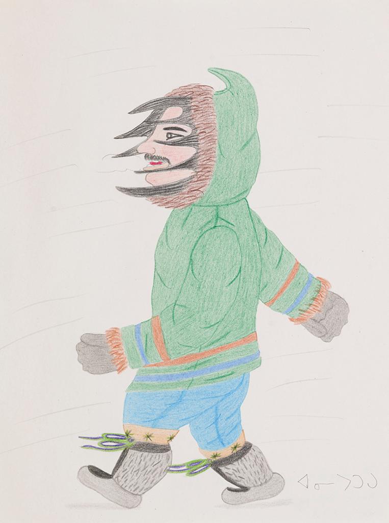Annie Pootoogook (1969-2016) - A Windy Day