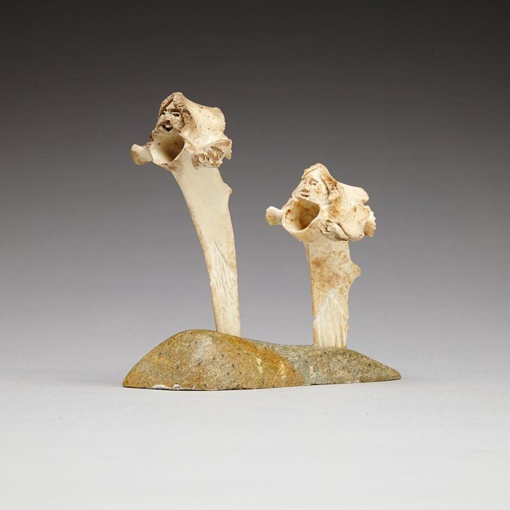 Manasie Akpaliapik (1955) - Opposing Shamans On Base