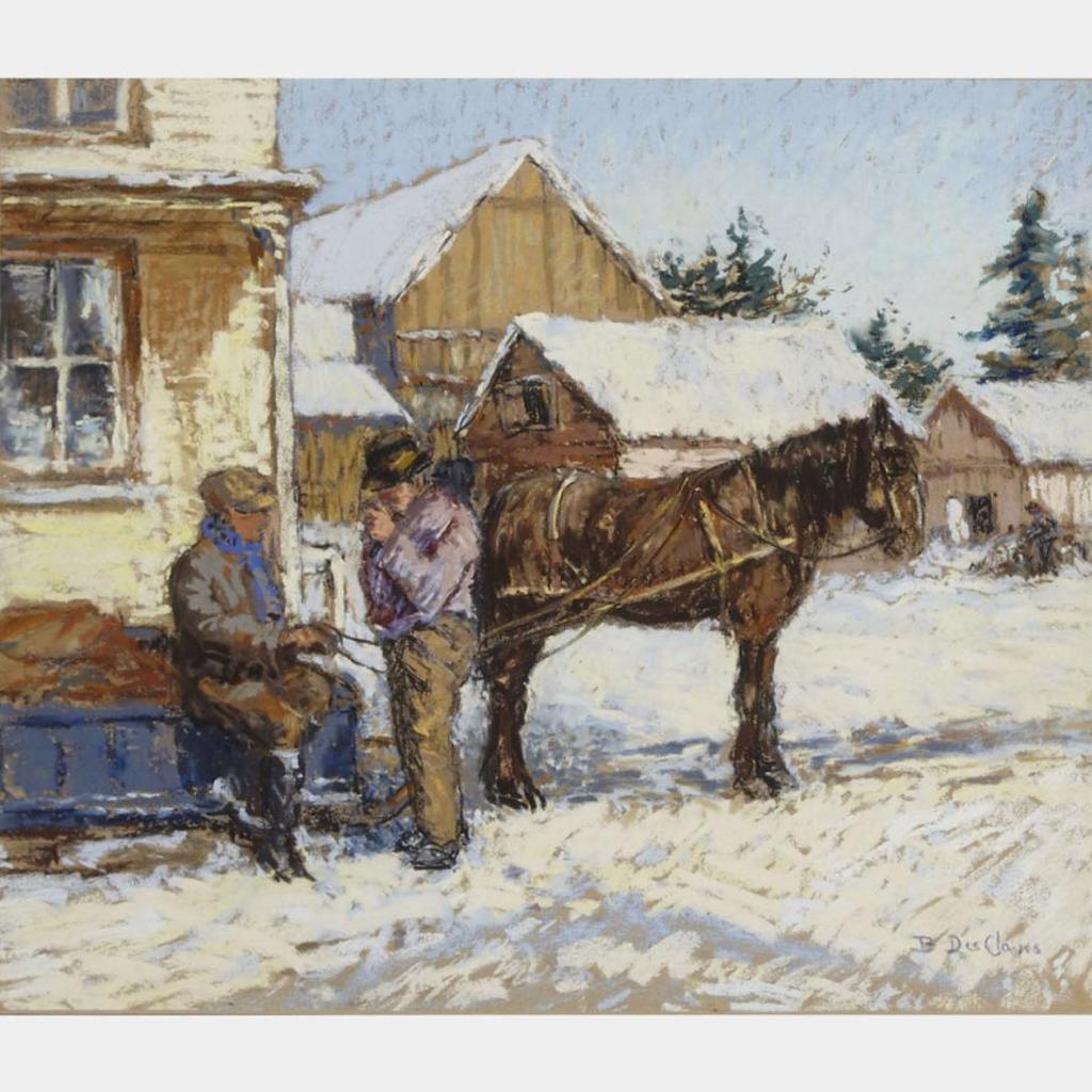 Berthe Des Clayes (1877-1968) - Untitled - Pausing For A Rest