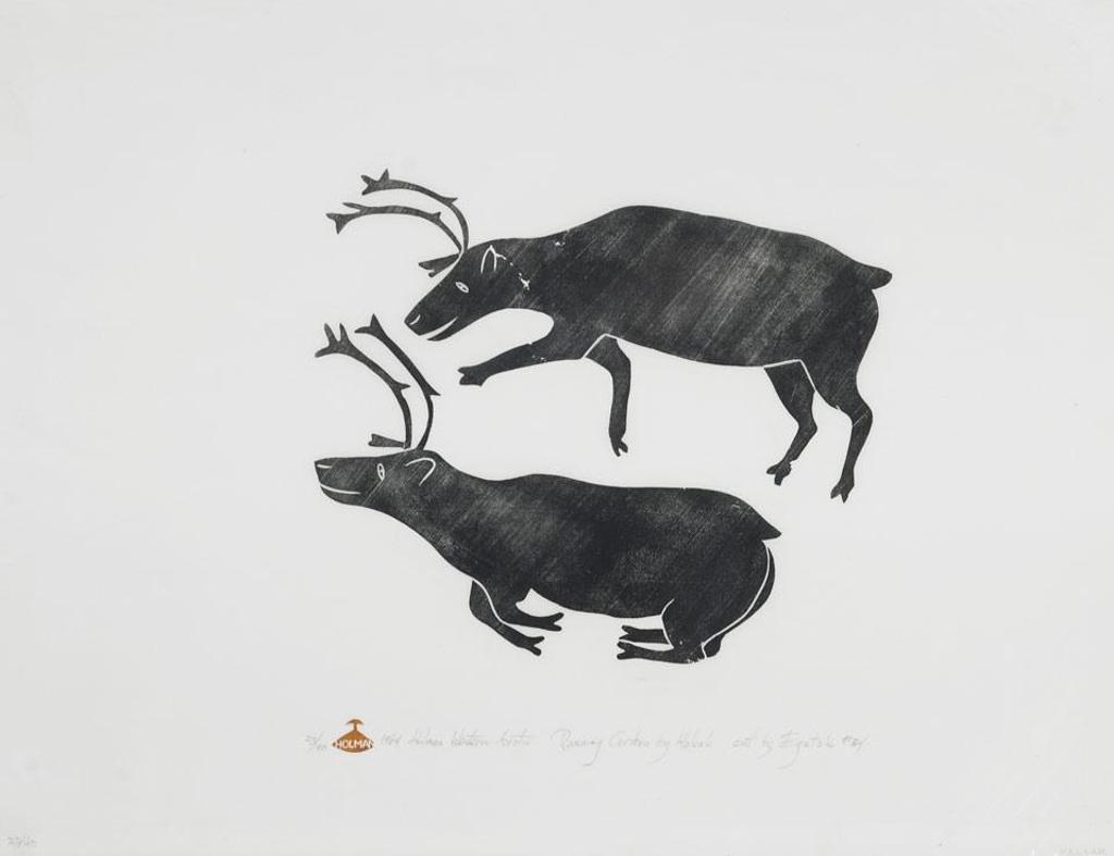 Helen Mabel Nigiyok Kalvak (1901-1984) - Running Caribou