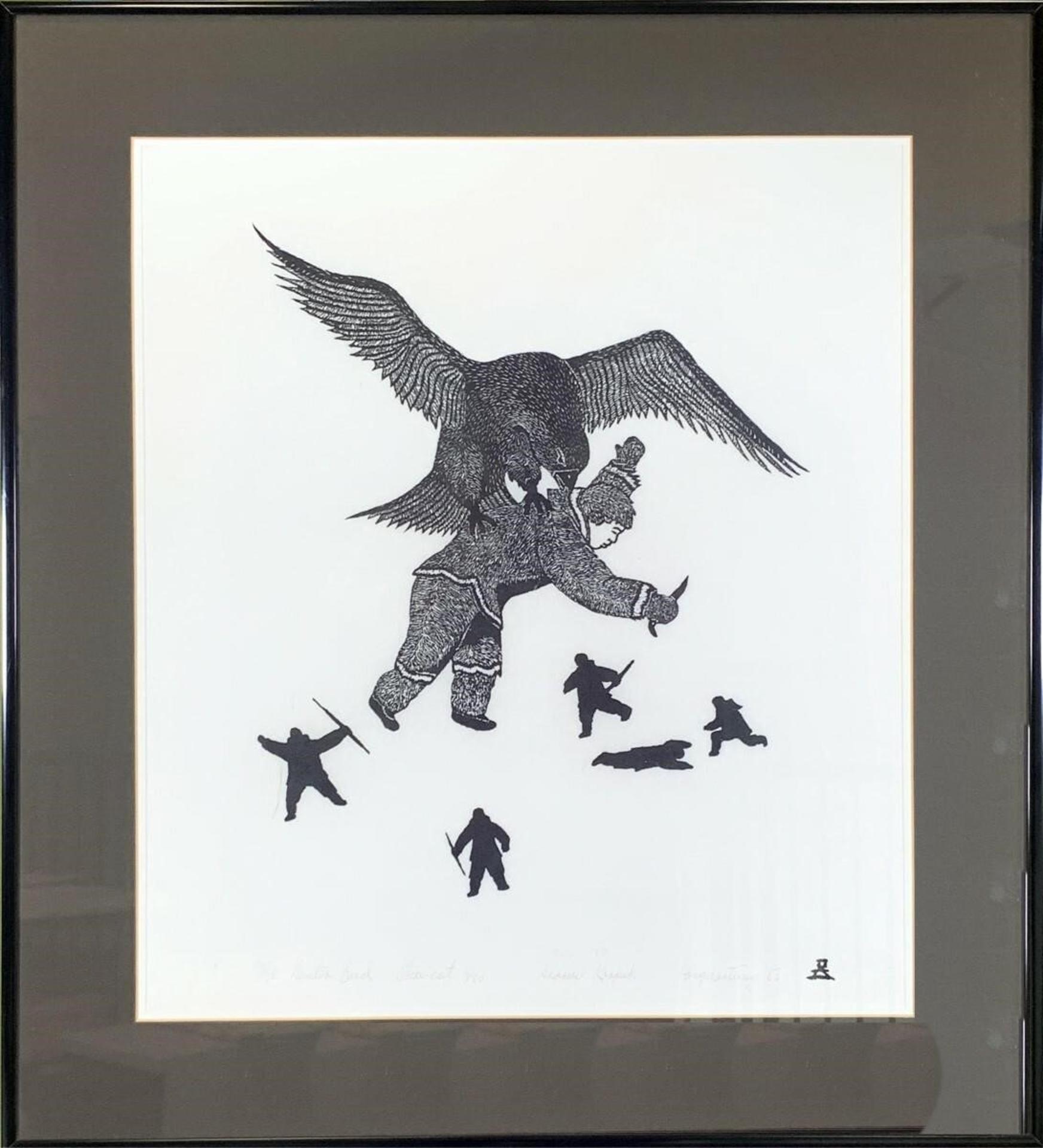 Andrew Qappik Karpik (1964) - The Hunter Bird; 1983; ed. #5/50