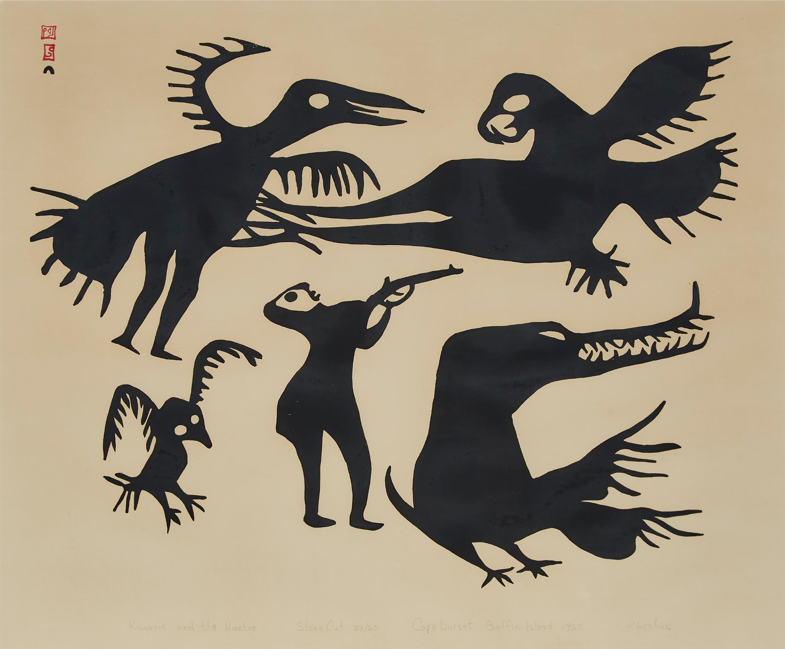 Kiakshuk (1886-1966) - Kikgavik And The Hunter
