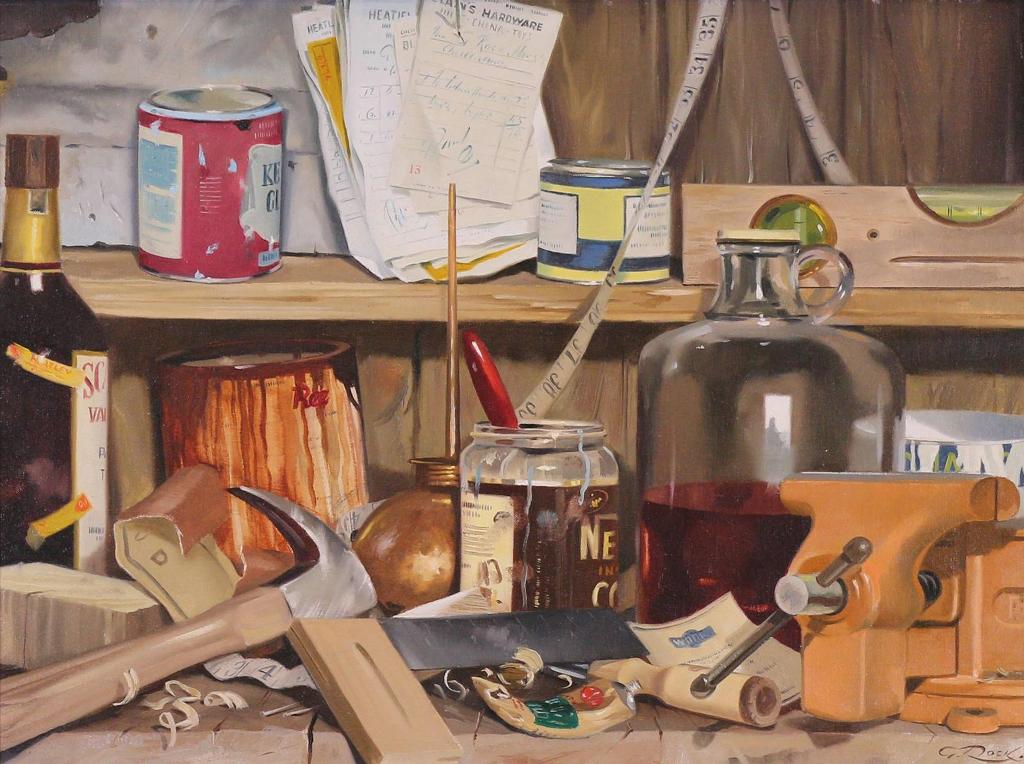 Geoffrey Allan Rock (1923-2000) - Still Life, Tool Bench