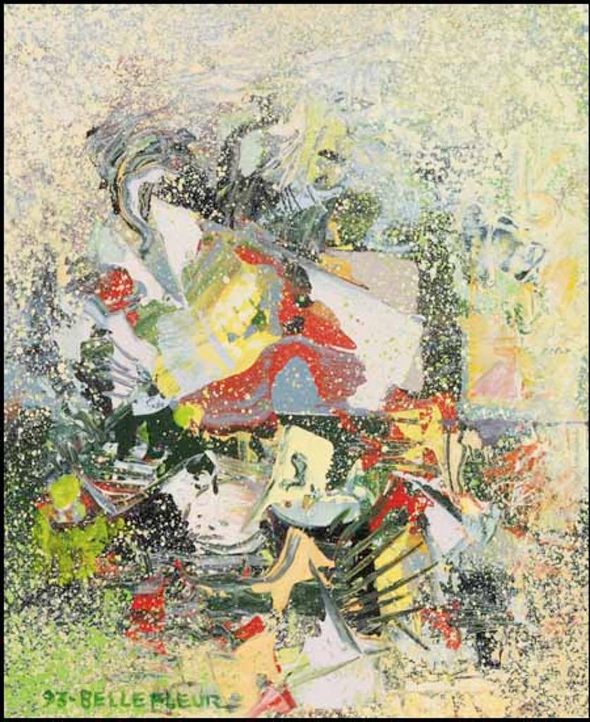 Léon Bellefleur (1910-2007) - Jongleur sur scène