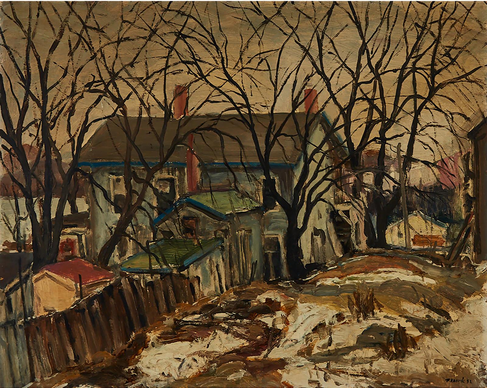 Albert Jacques Franck (1899-1973) - Untitled - By The Back Door