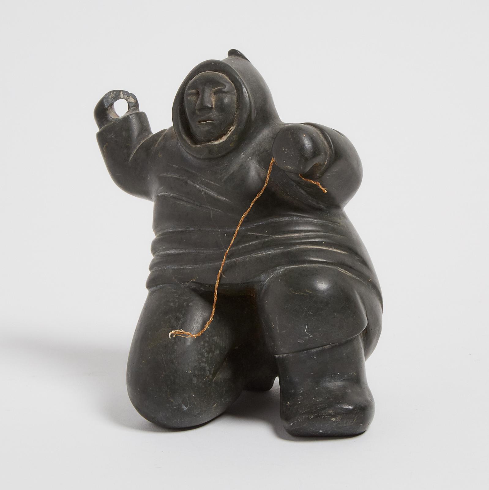 Davidee Niviaxie (1937) - Crouching Hunter