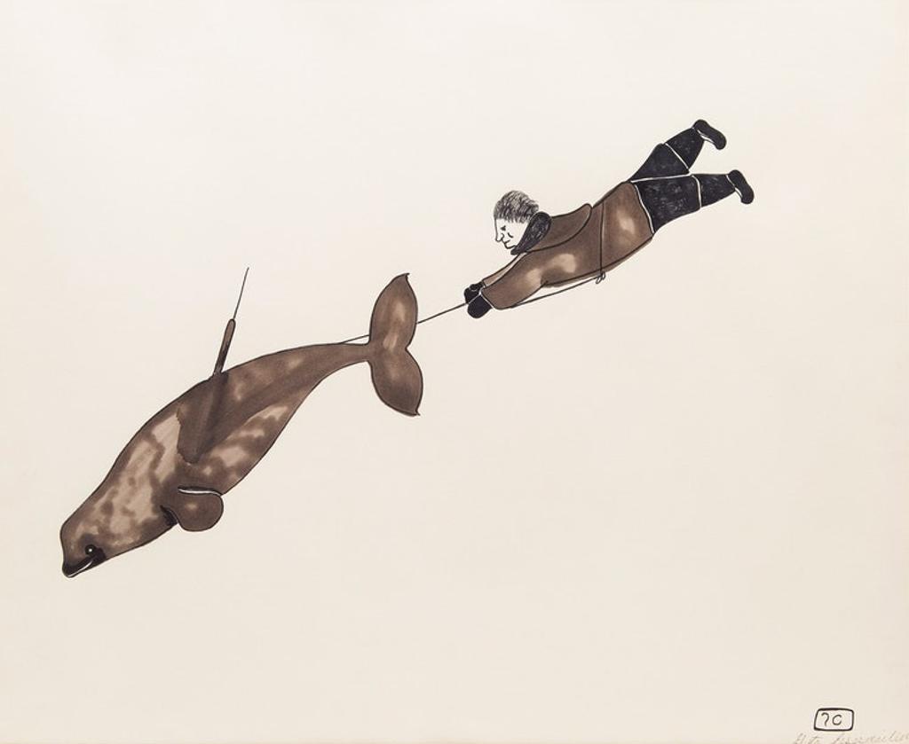 Gyta Eeseemailee (1955) - Beluga and Fisherman