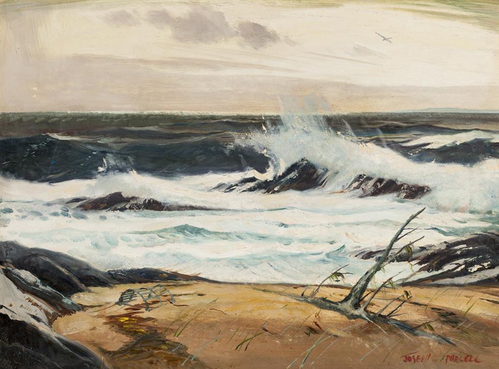 Joseph Douglas Purcell (1927-2015) - Surf at Blue Rocks, N.S